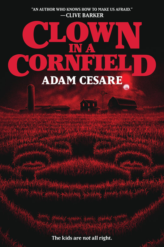 Clown in a cornfield book cover