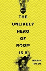 The unlikely hero of room 13 b book cover
