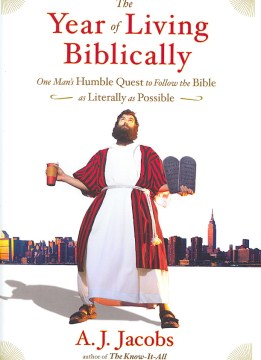 The year of living biblically book cover